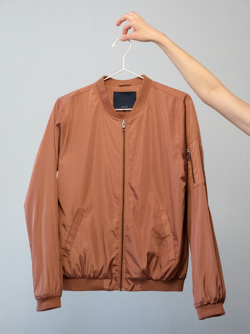 Field Shell in charcoal, worn